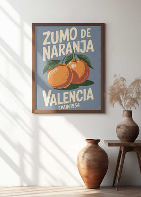 Valencia Oranges Poster