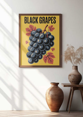 Grapes &amp; Leaves Poster