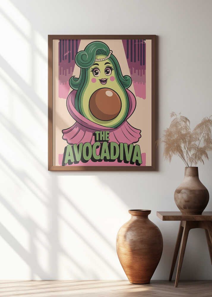 Glamorous Avocado Poster