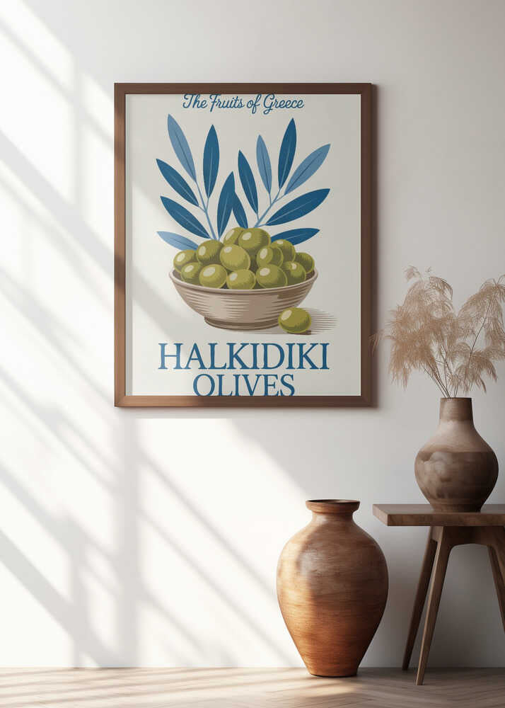 Halkidiki Olives Delight Poster