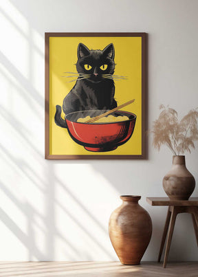 Noodle Cat No 1 Poster