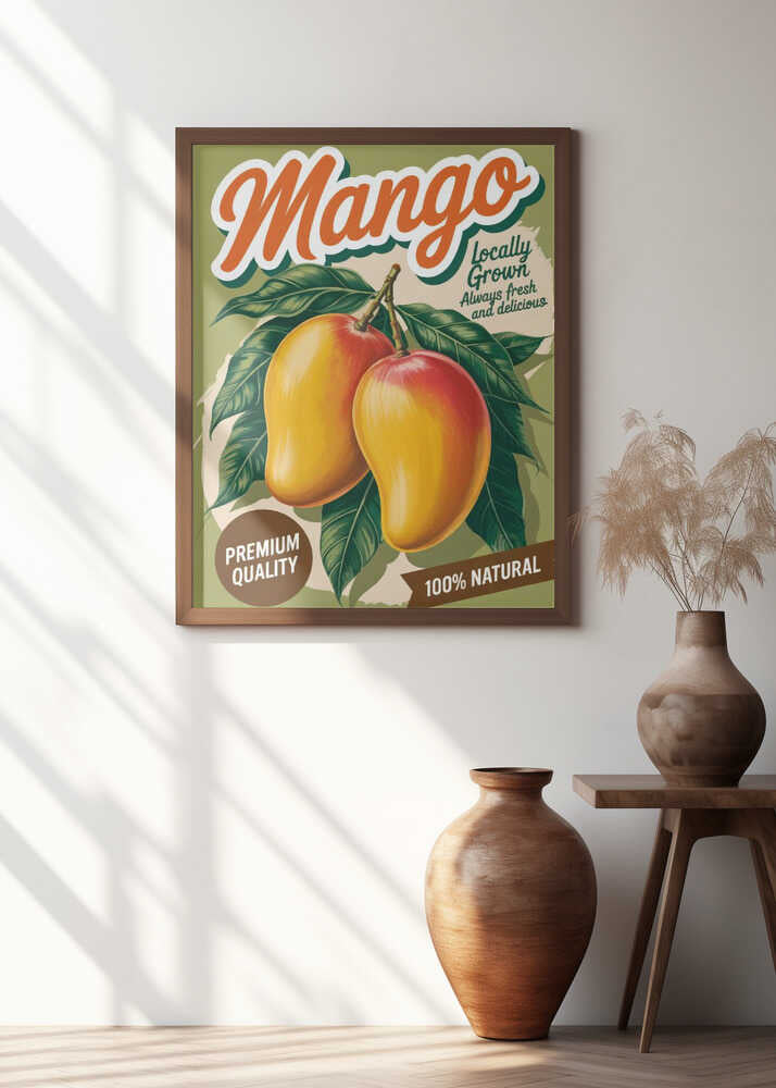 Mango Vintage Poster