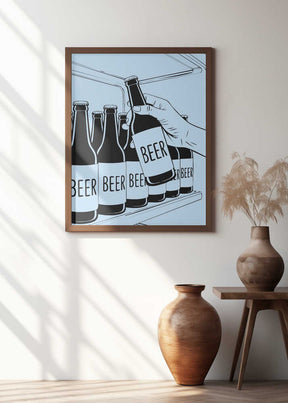 Beer Shelf Poster
