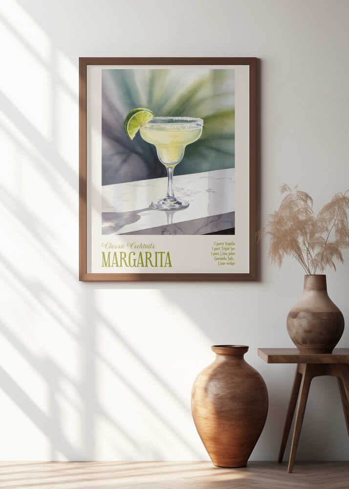 Classic Cocktails - Margarita Poster