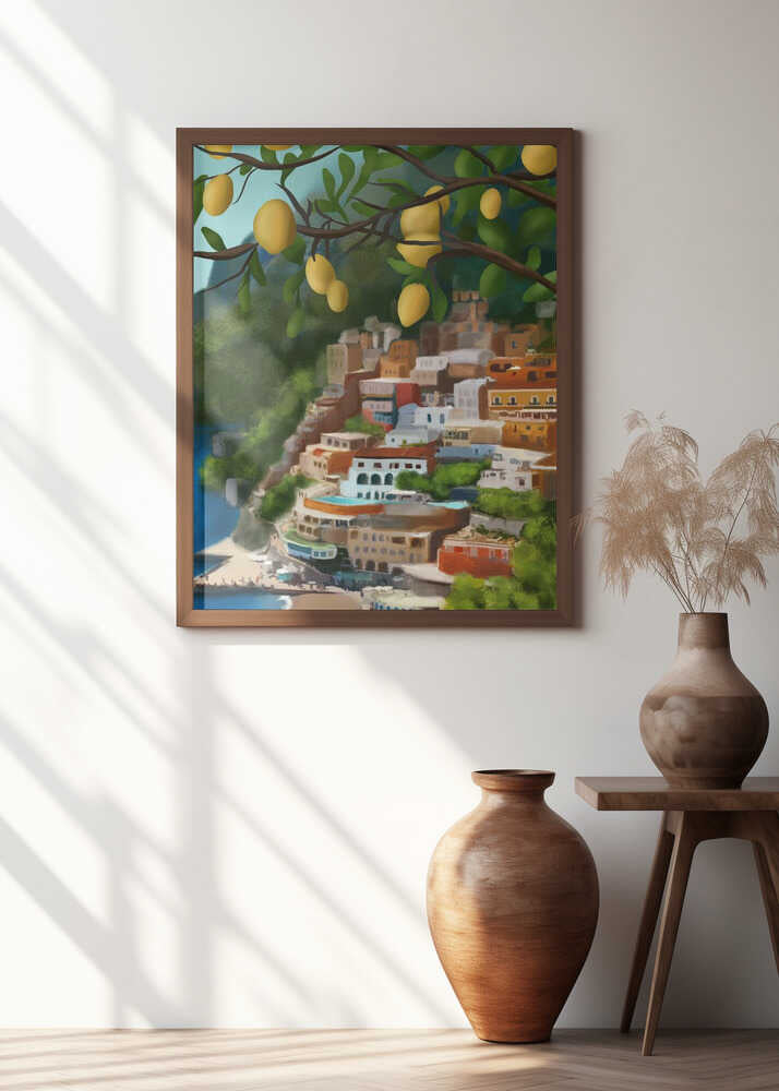 Lemon Coast Vistas Poster