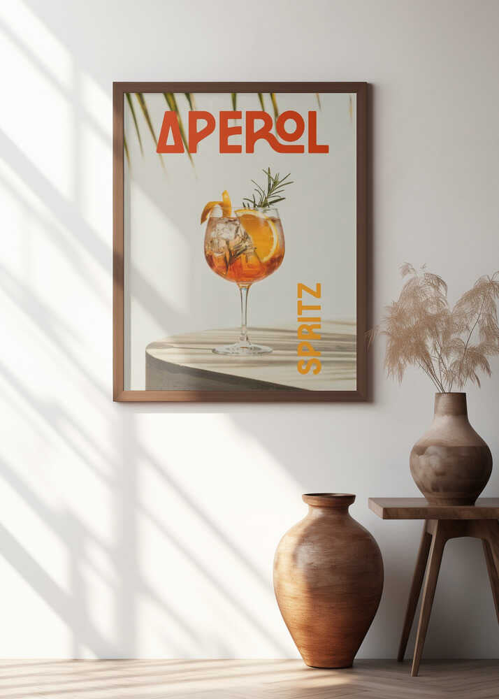 Aperol Spritz Tropic Poster