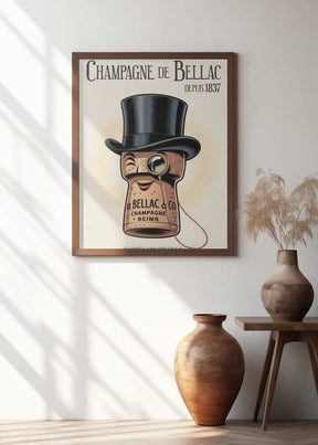 Champagne De Bellac Poster