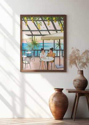 Beneath the Lemon Canopy Poster