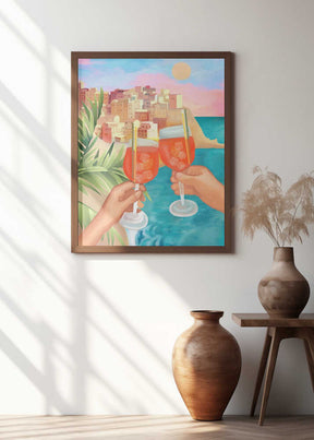 Aperol Sunset Poster