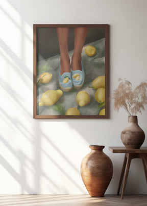 Lemon Steps Poster