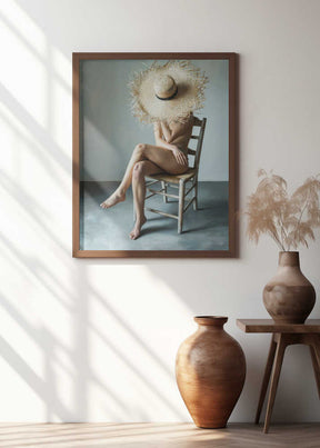The Girl In the Straw Hat Poster