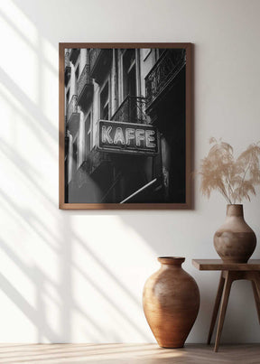 Kaffe Skylt Poster