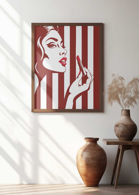 Put On Some Lipstick Poster