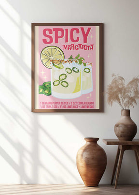 A3 Spicy Margs 5 Pink 01.png Poster