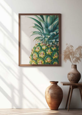 Pineapple Close Up Poster