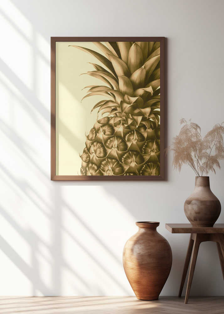 Pineapple Close Up Poster