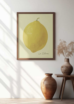 Le Citron Poster