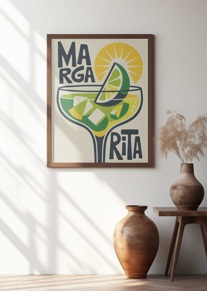 Sunny Margarita Poster