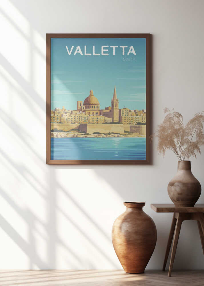 Valletta Travel Poster Poster