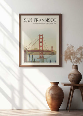 San Fransisco Travel Poster Poster
