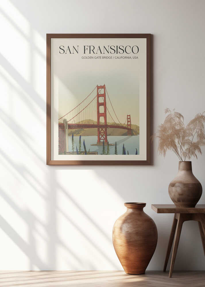 San Fransisco Travel Poster Poster