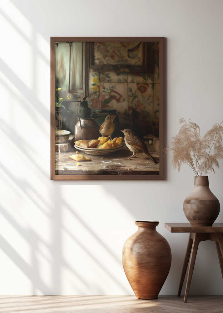 Golden Crumb Delight Poster