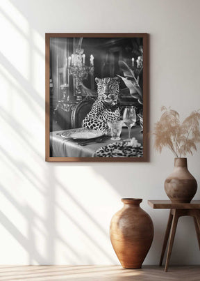 Leopard’s Luxurious Feast Poster