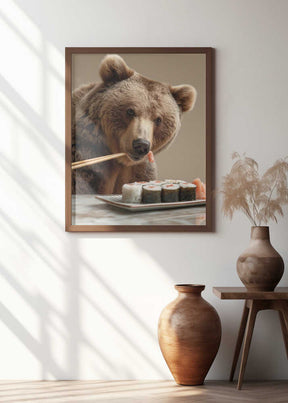 Bear’s Sushi Bite Poster