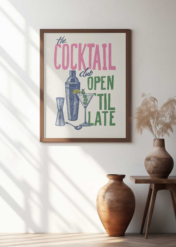 The Cocktail Club Poster