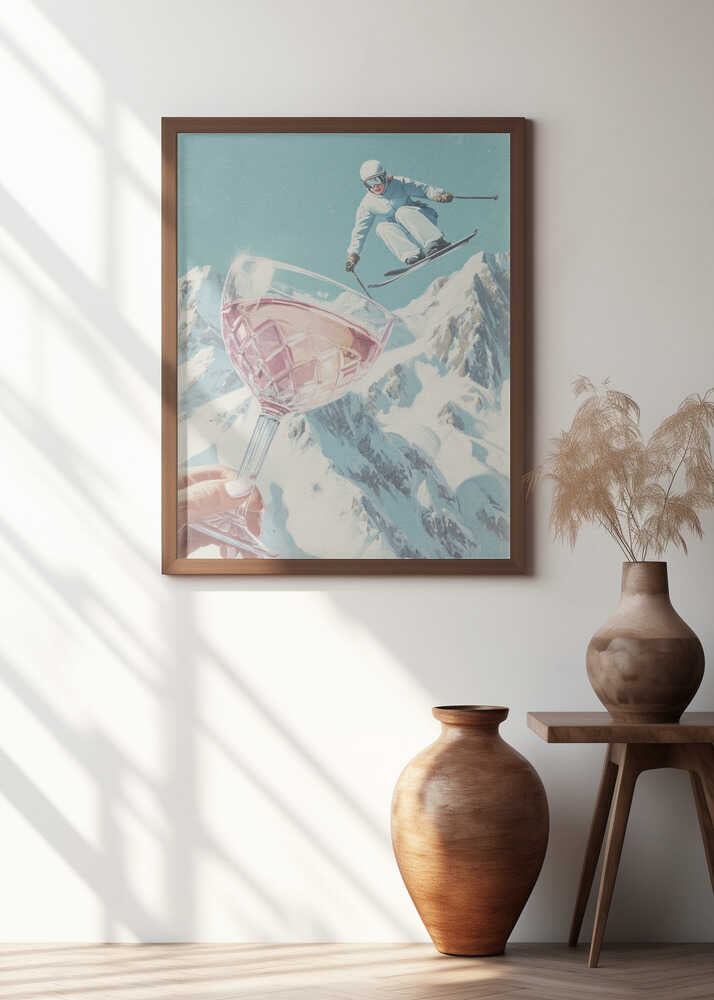 Sip and Ski Poster