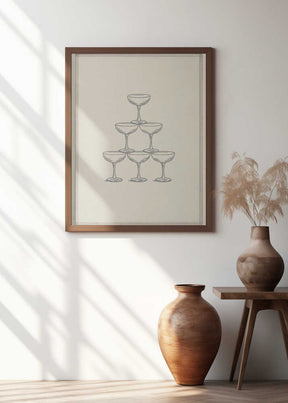 Glass Stack Poster