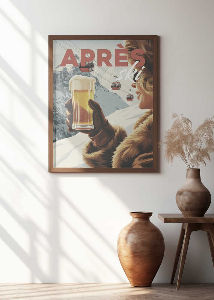 Apres Ski Alpine Poster