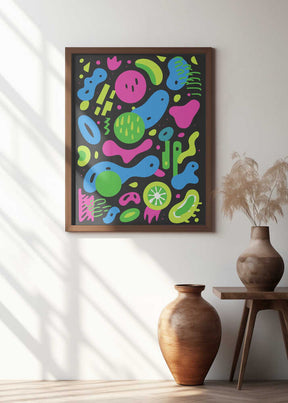 Neon Chaos Poster