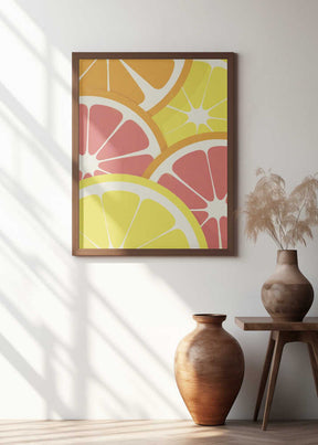 Citrus Slices Poster