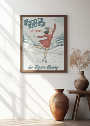 Go Figure Skating Poster