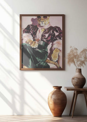 Party Lioness Poster