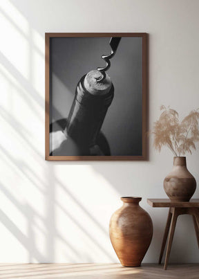 Wine Bottle Opening Poster