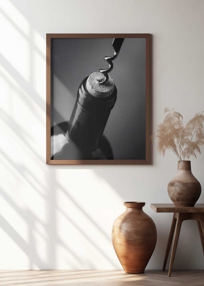 Wine Bottle Opening Poster