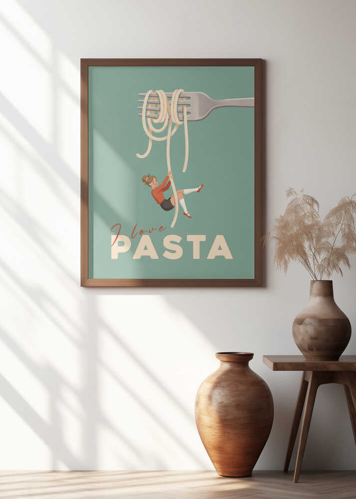 I Love Pasta Poster