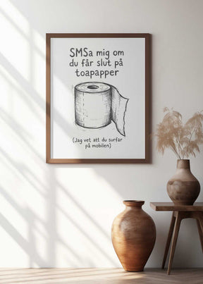 Slut På Toapapper Poster