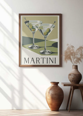 Martini Times Two Poster