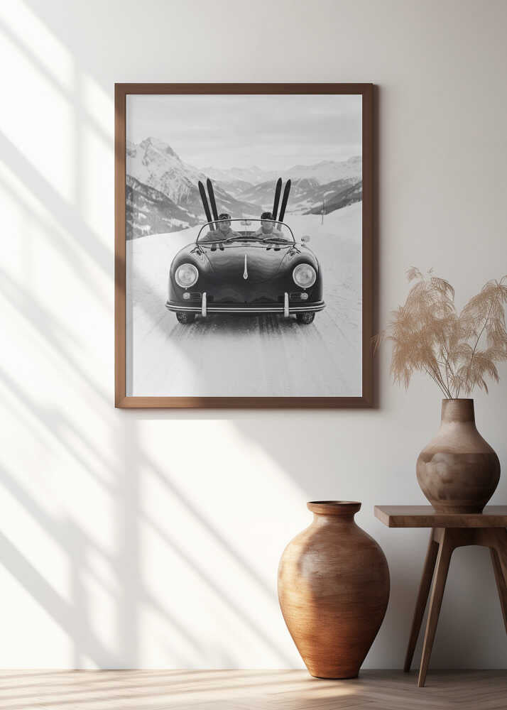 Driving In the Alps Poster