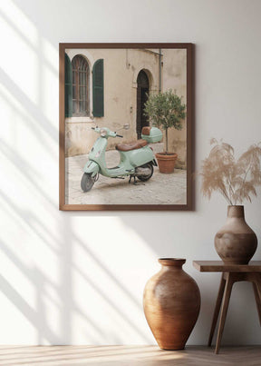 Vespa In Italy Poster