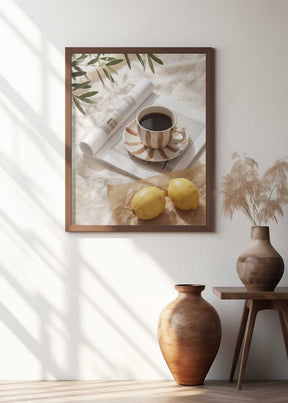 Coffee and Lemons Poster
