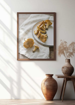 Chanterelle Mushrooms Poster