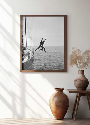 Jumping From a Boat Poster