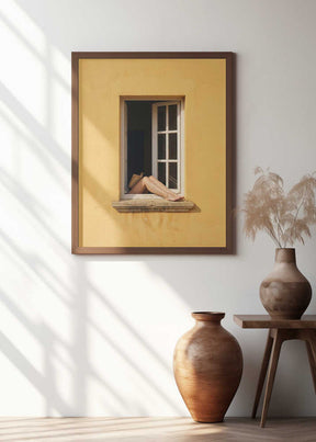 Reading By the Window Poster