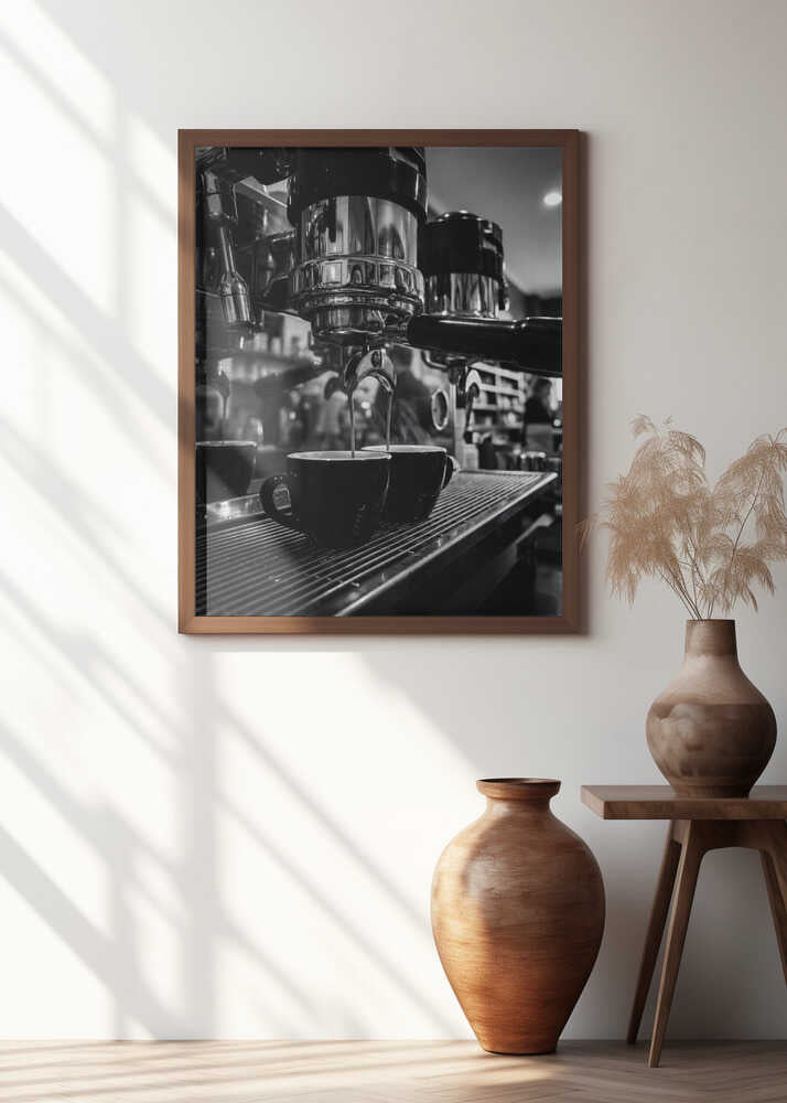 Double Espresso Cups Poster