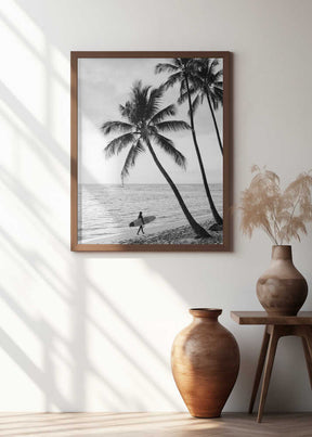 Surfer Walk Poster