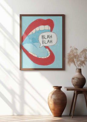 Blah Blah Poster